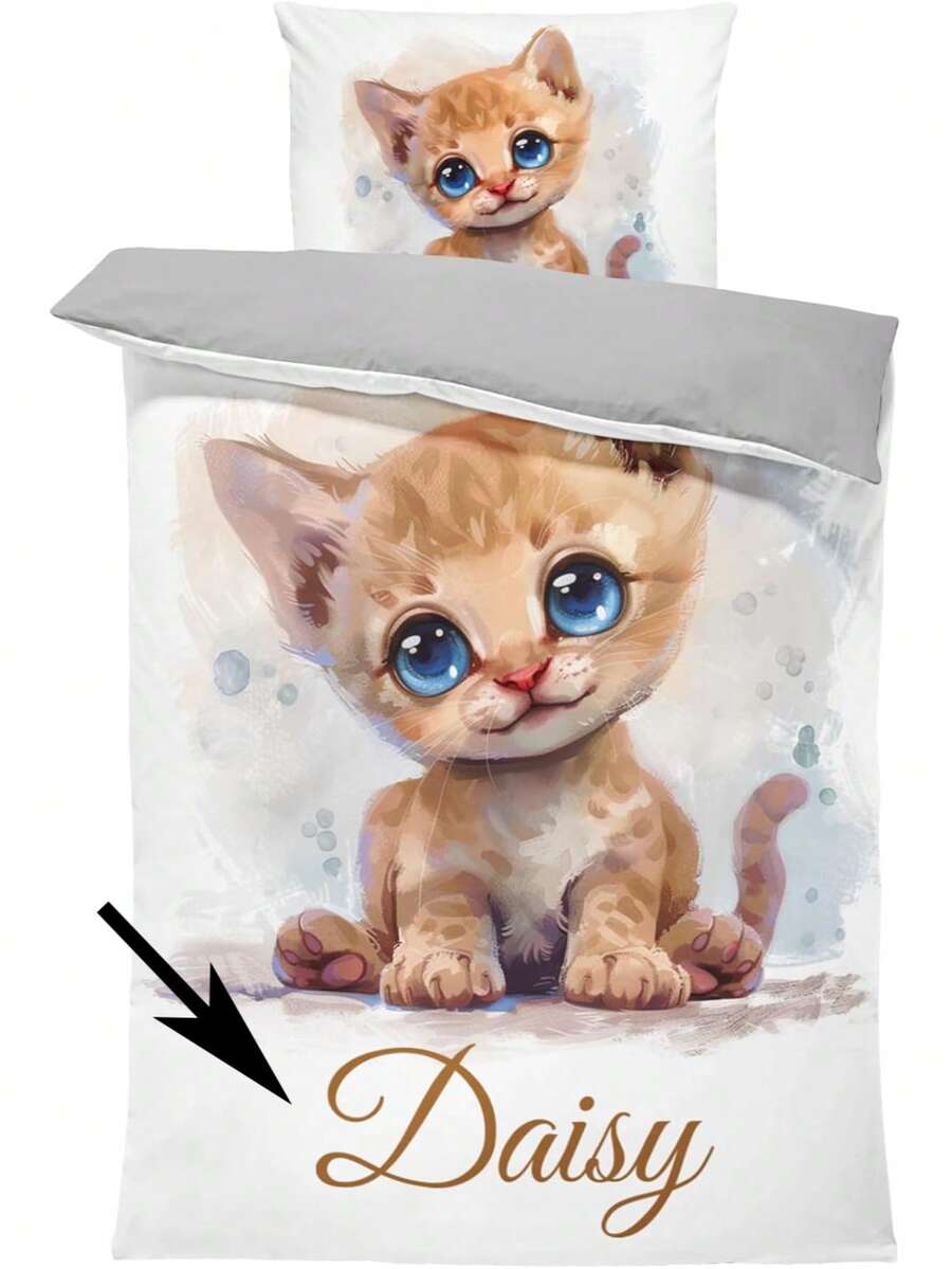 2 komada prilagođenog personalizovanog seta posteljine za bebe