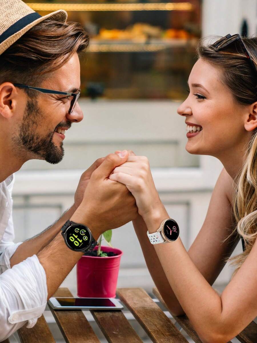 20mm dvobojna silikonska narukvica za sat sa cvetnim reljefom, kompatibilna sa Samsung Galaxy Watch 7 6 5 4 40mm 44mm/5 Pro/6 Classic 47mm/Watch 4 Classic/Active 2, 45mm/Watch 3/Watch 4 Classic 42mm 46mm Watch 6 47mm 43mm