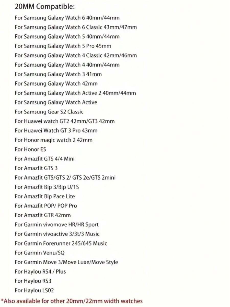 20mm dvobojna silikonska narukvica za sat sa cvetnim reljefom, kompatibilna sa Samsung Galaxy Watch 7 6 5 4 40mm 44mm/5 Pro/6 Classic 47mm/Watch 4 Classic/Active 2, 45mm/Watch 3/Watch 4 Classic 42mm 46mm Watch 6 47mm 43mm