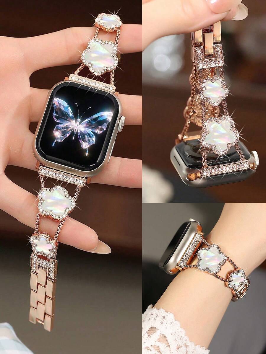 Narukvica kompatibilna sa Apple Watch, ženska crnakompatibilna sa Apple Watch 38/40/41/42/44/45/46/49mm