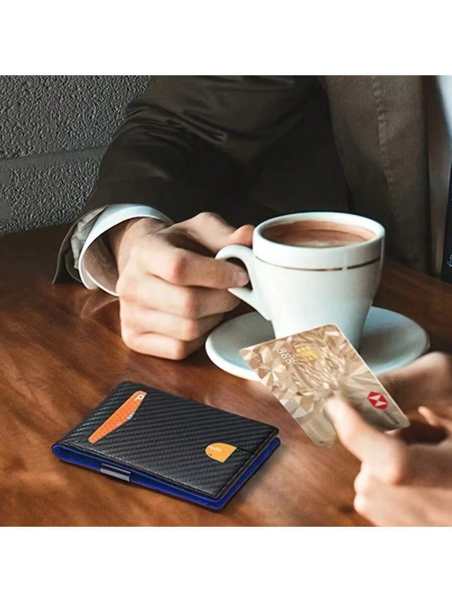 Muški novčanik od karbonskih vlakana sa RFID zaštitom, luksuznog stila