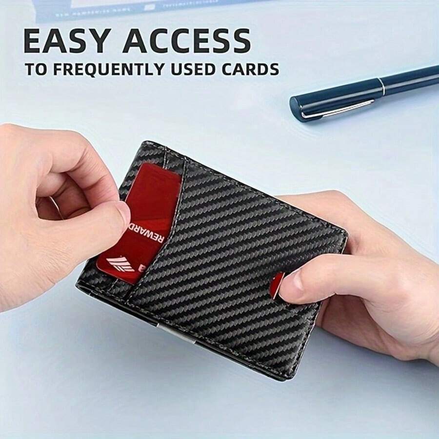 Muški novčanik od karbonskih vlakana sa RFID zaštitom, luksuznog stila