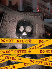 1 komad Halloween krvava traka upozorenja