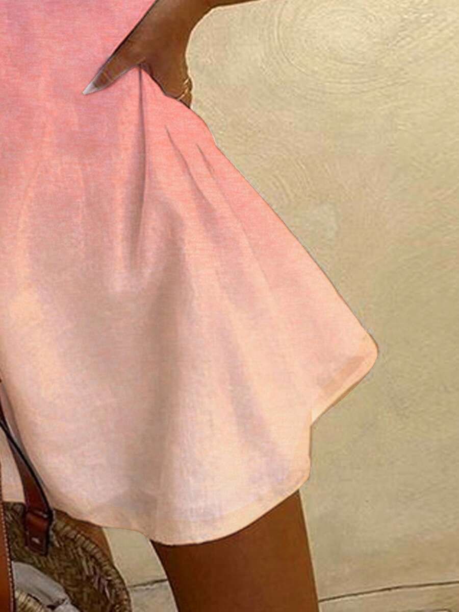 Casual Minimalistička Ombre Haljina