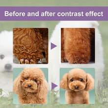 2pcs/50ml Pet Fur Conditioner, Pet Hair Cleaning & Care, Fluffy & Soft, Detangling, Anti-Matting, Anti-Frizz, Smoothing