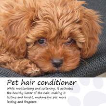 2pcs/50ml Pet Fur Conditioner, Pet Hair Cleaning & Care, Fluffy & Soft, Detangling, Anti-Matting, Anti-Frizz, Smoothing