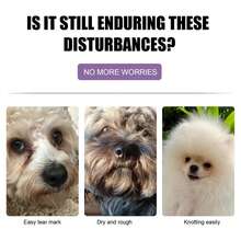 2pcs/50ml Pet Fur Conditioner, Pet Hair Cleaning & Care, Fluffy & Soft, Detangling, Anti-Matting, Anti-Frizz, Smoothing