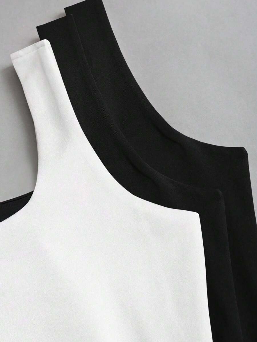 Sweetra Ženska Letnja Majica – Kvadratni Izrez, Nabran Slim Fit Casual Top
