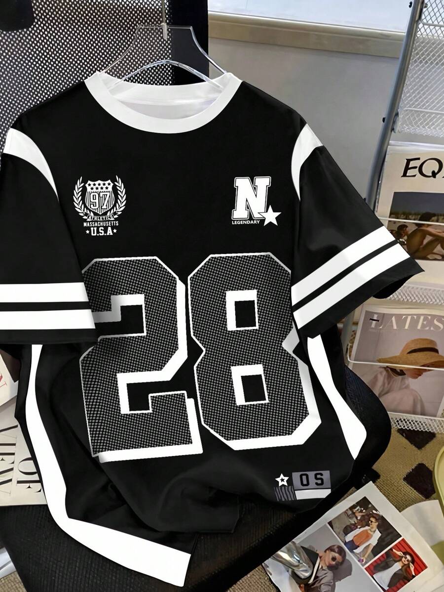 Muška majica American Street Flame Jersey sa digitalnim elementima