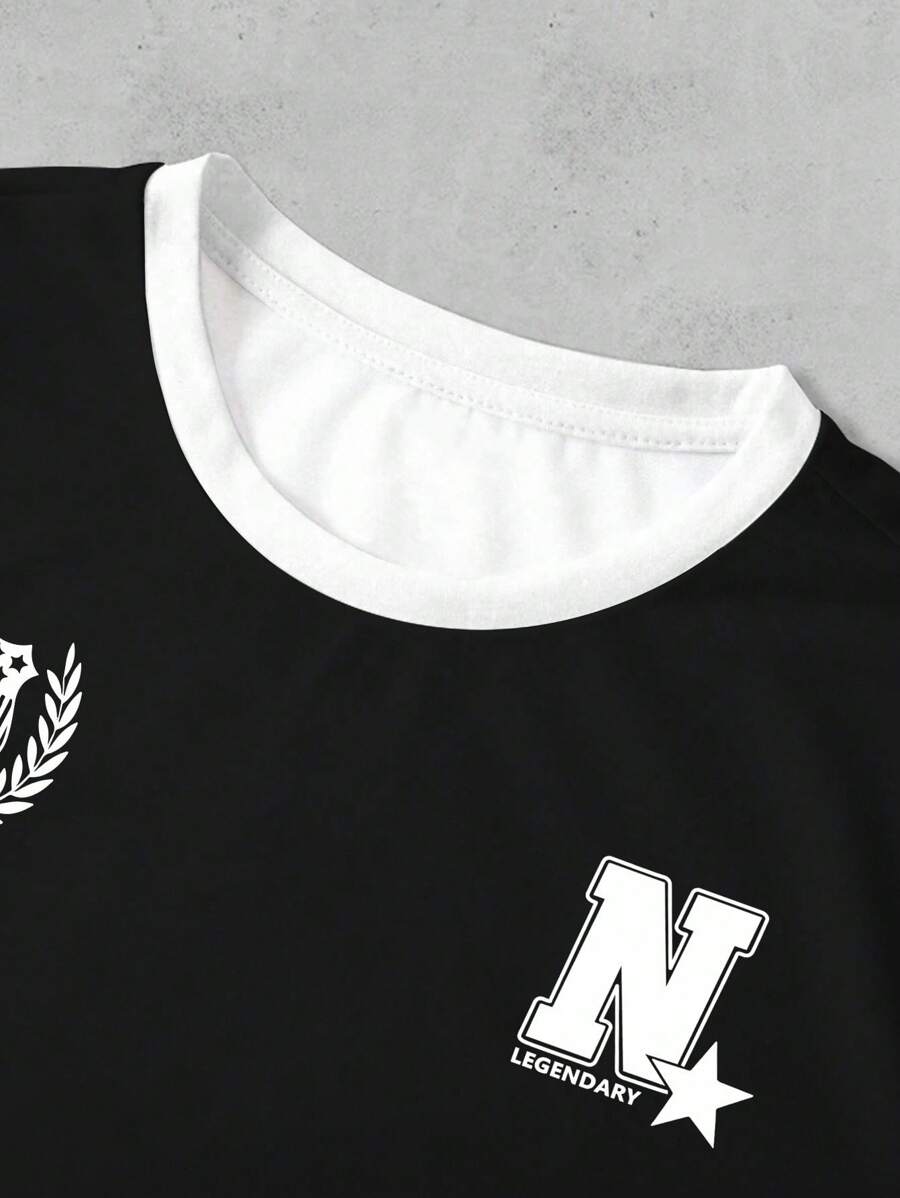 Muška majica American Street Flame Jersey sa digitalnim elementima