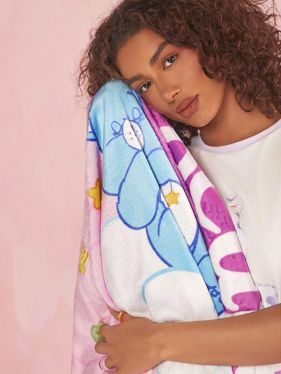 TOM & JERRY 1 kom sivo flanelirano debelo ćebe sa crtanim grafičkim motivom, mekano i toplo