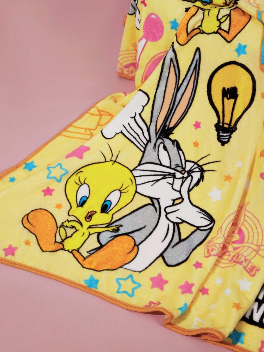TOM & JERRY 1 kom sivo flanelirano debelo ćebe sa crtanim grafičkim motivom, mekano i toplo