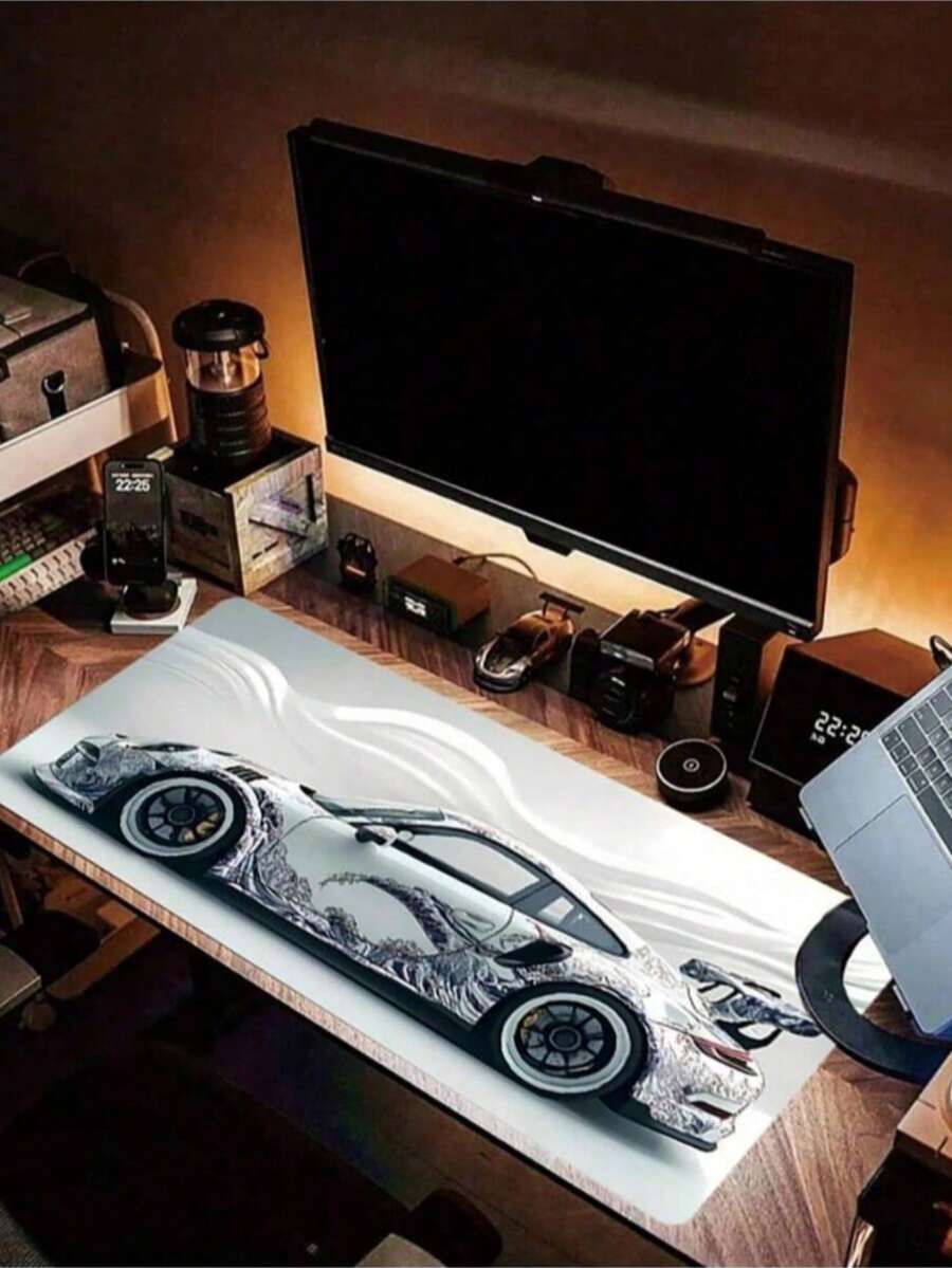 Podloga za miš sa prečicama na tastaturi, sa zadebljanom gumom, 9.45 x 7.9 inča