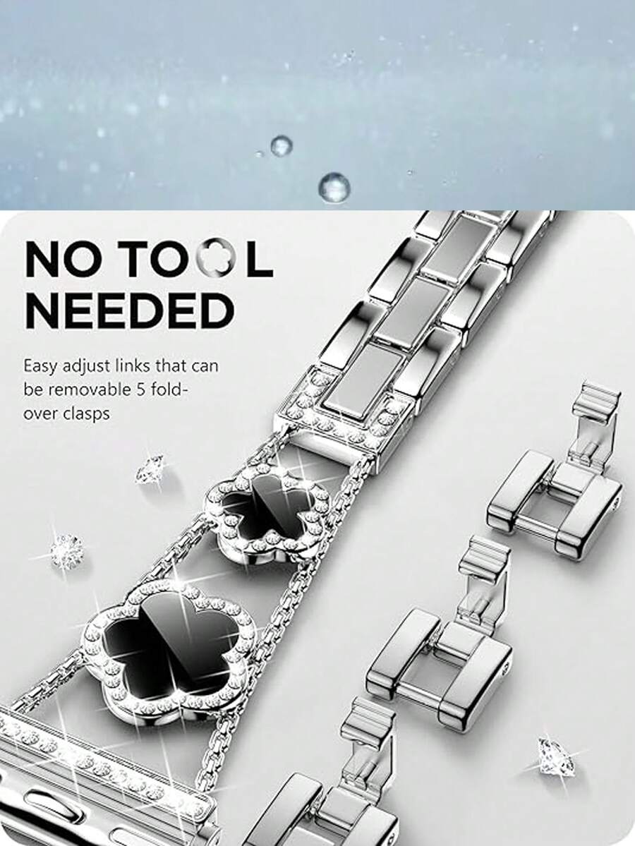 Narukvica kompatibilna sa Apple Watch, ženska crnakompatibilna sa Apple Watch 38/40/41/42/44/45/46/49mm