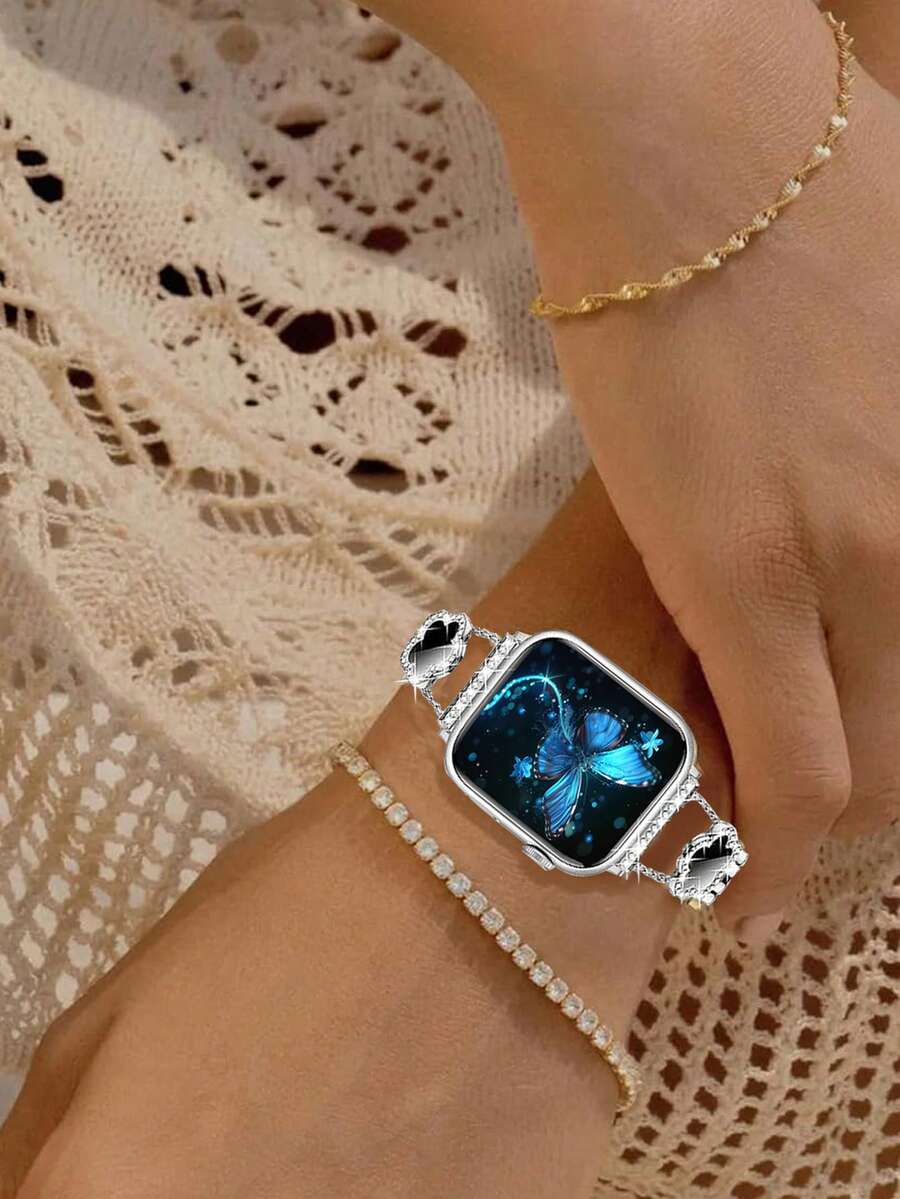Narukvica kompatibilna sa Apple Watch, ženska crnakompatibilna sa Apple Watch 38/40/41/42/44/45/46/49mm