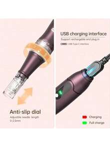 Professional Microneedling Pen Set (10pcs/15pcs), Includes 0.25mm Replacement Needles, Dr.Pen A10 Microneedling Pen