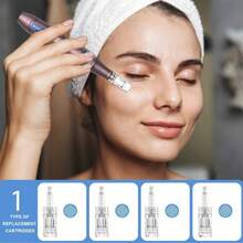 Professional Microneedling Pen Set (10pcs/15pcs), Includes 0.25mm Replacement Needles, Dr.Pen A10 Microneedling Pen
