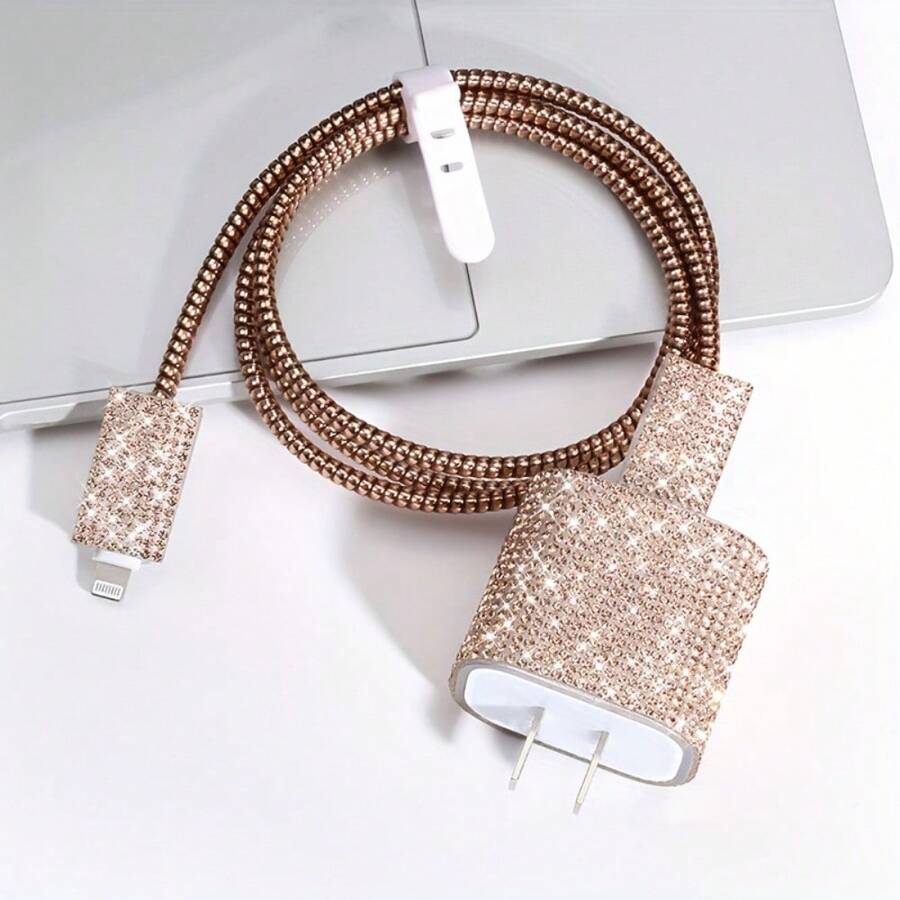 5 kom/set Bling set za punjenje, kompatibilan sa iPhone