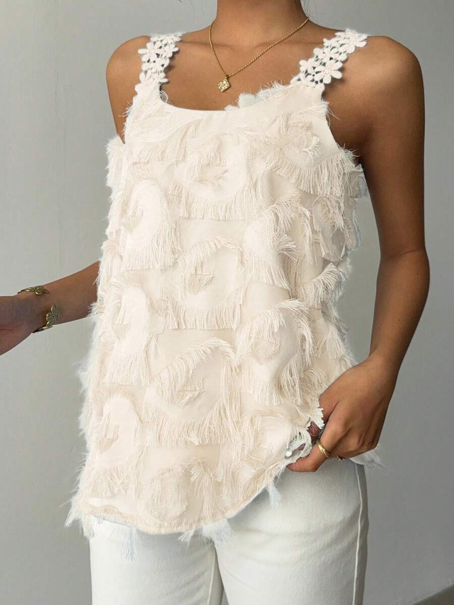 Ženska Elegantna Casual Čipkana Majica