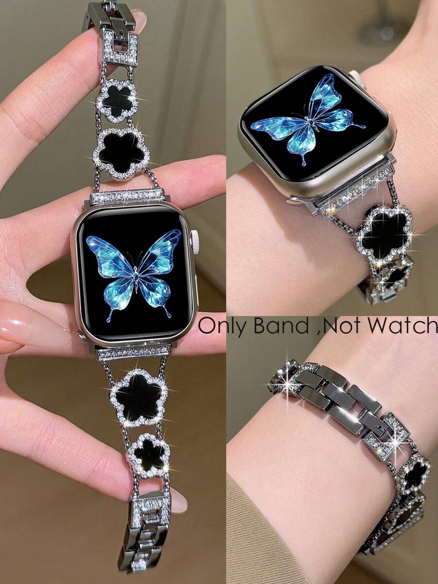 Narukvica kompatibilna sa Apple Watch, ženska crnakompatibilna sa Apple Watch 38/40/41/42/44/45/46/49mm