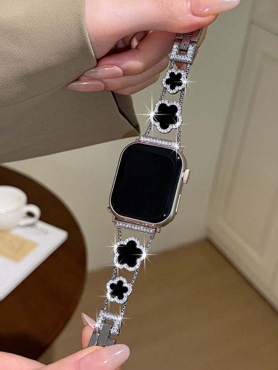 Narukvica kompatibilna sa Apple Watch, ženska crnakompatibilna sa Apple Watch 38/40/41/42/44/45/46/49mm