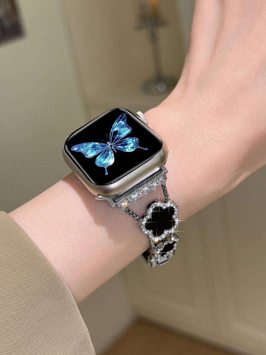 Narukvica kompatibilna sa Apple Watch, ženska crnakompatibilna sa Apple Watch 38/40/41/42/44/45/46/49mm