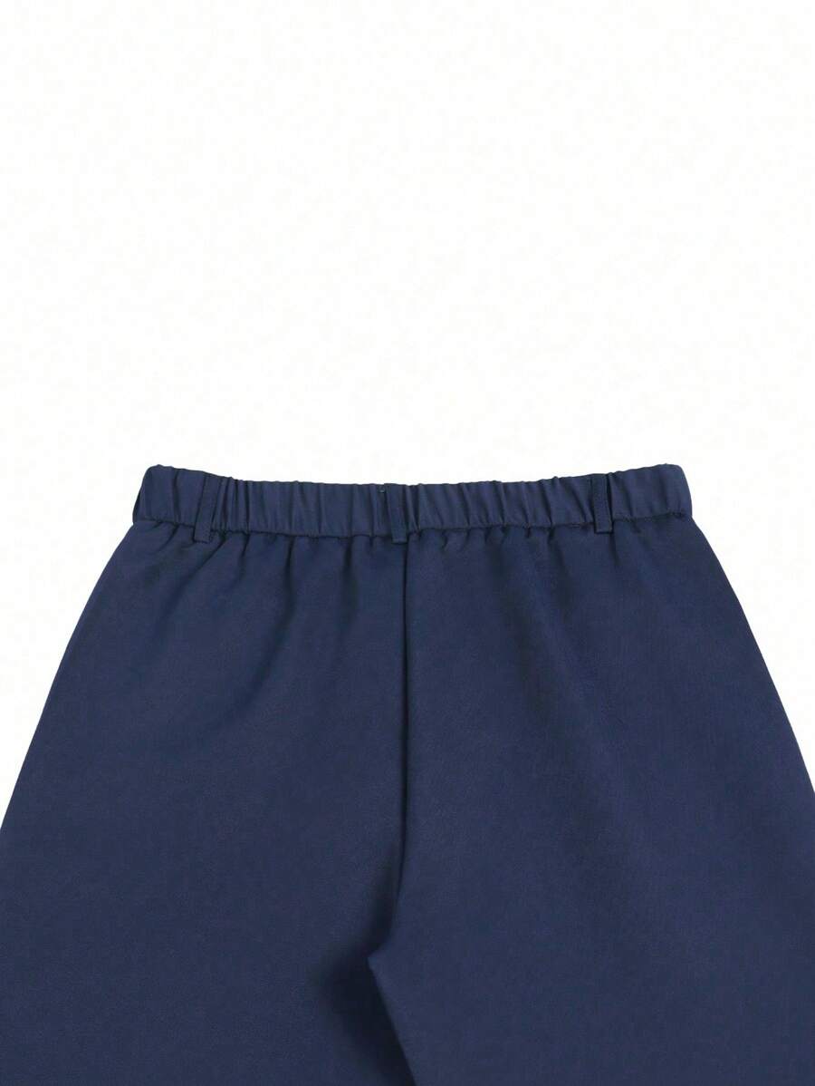 Muške formalne pantalone jednobojne sa kosim džepovima, bez kaiša