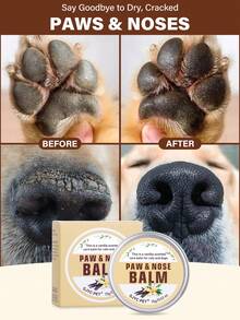 GJYC PET Natural Paw & Nose Care Balm - Quickly Soothes Dry Skin, Available In Multiple Scents And Sizes, Protective And Healing Effects