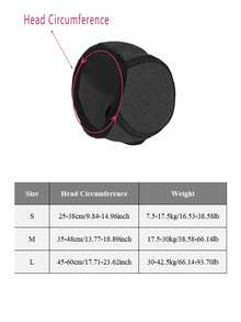 New Dog Calming Anxiety Wrap Head Collar, Anti-Fright, Anti-Thunder, Waterproof, Hook And Loop, Summer Swimming Waterproof Ear Cover