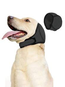 New Dog Calming Anxiety Wrap Head Collar, Anti-Fright, Anti-Thunder, Waterproof, Hook And Loop, Summer Swimming Waterproof Ear Cover