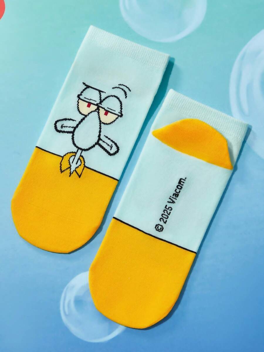 SpongeBob SquarePants 4 para slatkih ženskih kratkih čarapa