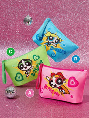 THE POWERPUFF GIRLS  lagana kozmetička torba od poliestera sa cvetnim, bubble i buttercup uzorkom