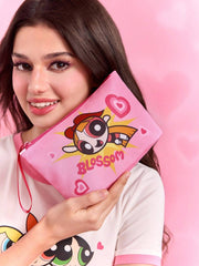 THE POWERPUFF GIRLS  lagana kozmetička torba od poliestera sa cvetnim, bubble i buttercup uzorkom