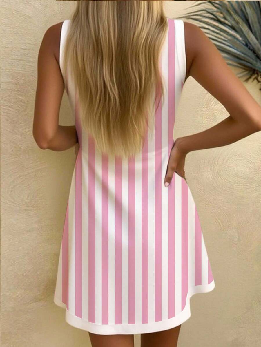 Casual Minimalistička Ombre Haljina