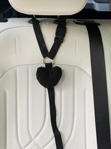 1pc Cute Pet Car Safety Belt Harness Leash, Creative Heart-Shaped Dog/Cat Vehicle Safety Tether Strap,Dog Accessories