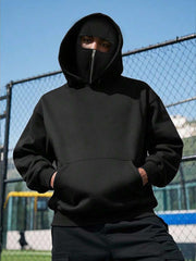 Muški dvoslojni duks sa kapuljačom  svestrani streetwear casual hoodie
