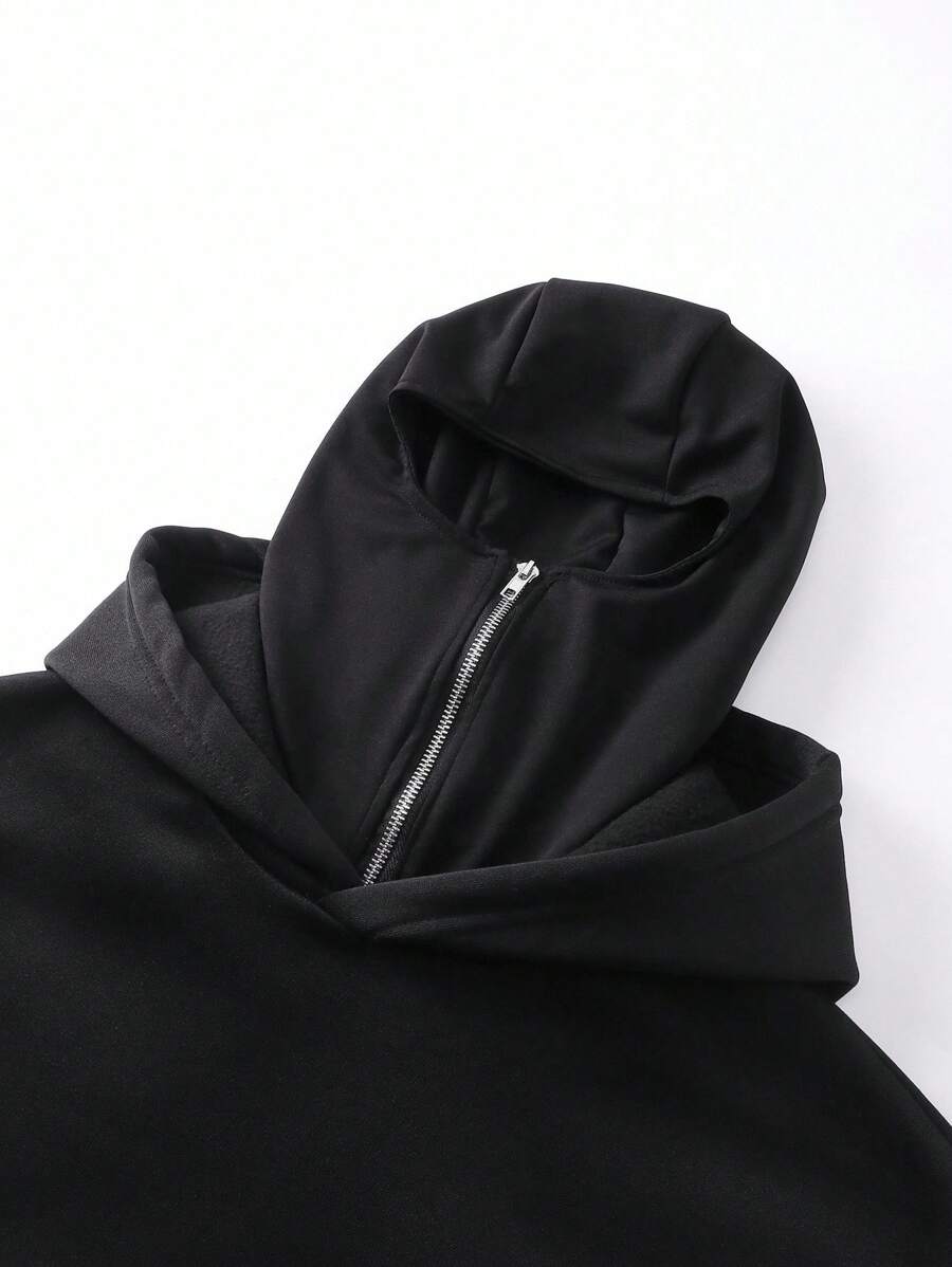 Muški dvoslojni duks sa kapuljačom  svestrani streetwear casual hoodie