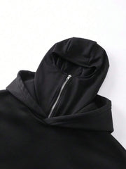 Muški dvoslojni duks sa kapuljačom  svestrani streetwear casual hoodie