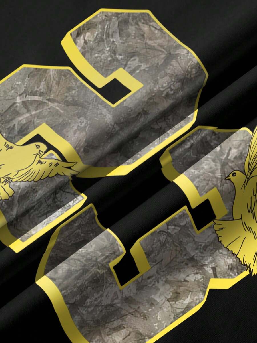 Muška majica American Street Flame Jersey sa digitalnim elementima