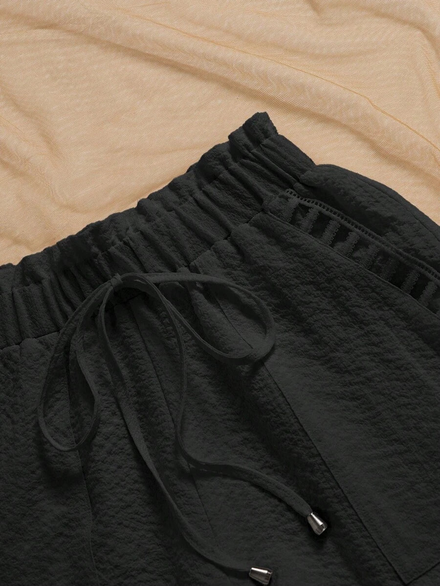 Ženski Casual Solid Šorts sa Pojasom