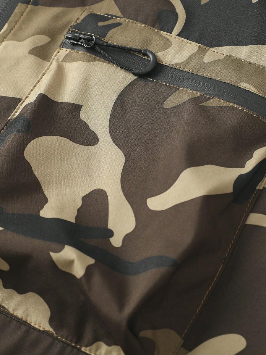 Muška softshell vetrovka sa kapuljačom i pertlama