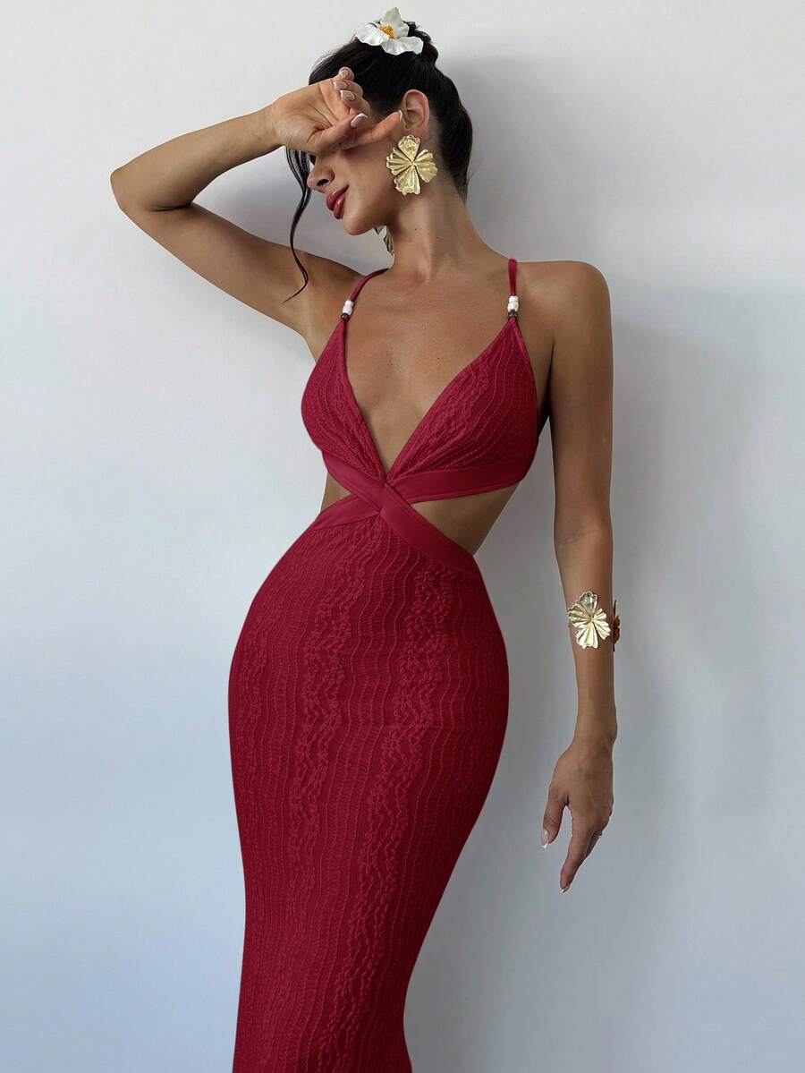 Ženska Elegantna Haljina bez Leđa
