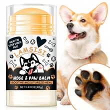 Avocado Oil & Beeswax Pet Paw Balm - Moisturizing Cream For Cracked, Dry Paw Pads And Noses Of Dogs And Cats