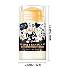 Avocado Oil & Beeswax Pet Paw Balm - Moisturizing Cream For Cracked, Dry Paw Pads And Noses Of Dogs And Cats