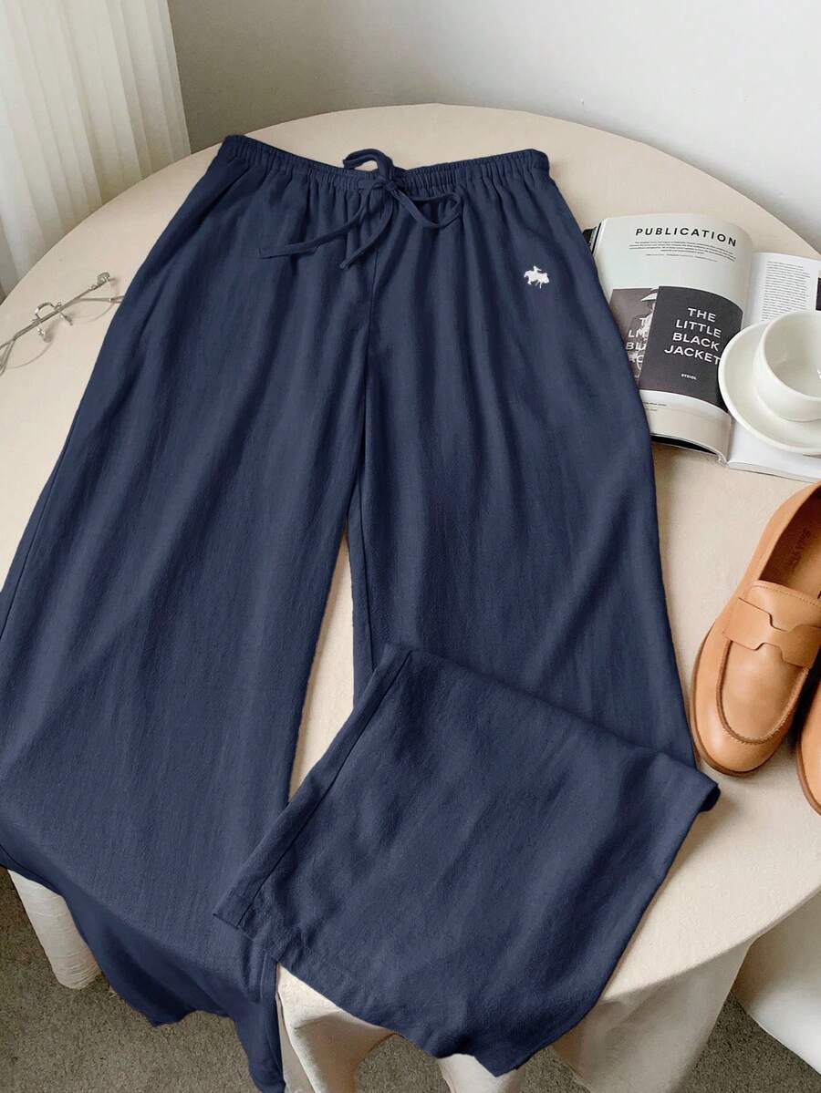 Ženske Casual Svestrane široke Pantalone
