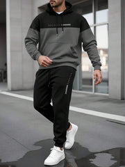 Muški ležerni streetwear komplet sa duksericom  i trenerkom