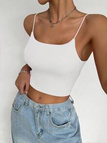 SHEIN Unity Women's Backless Metal Buckle Strap Camisole Top