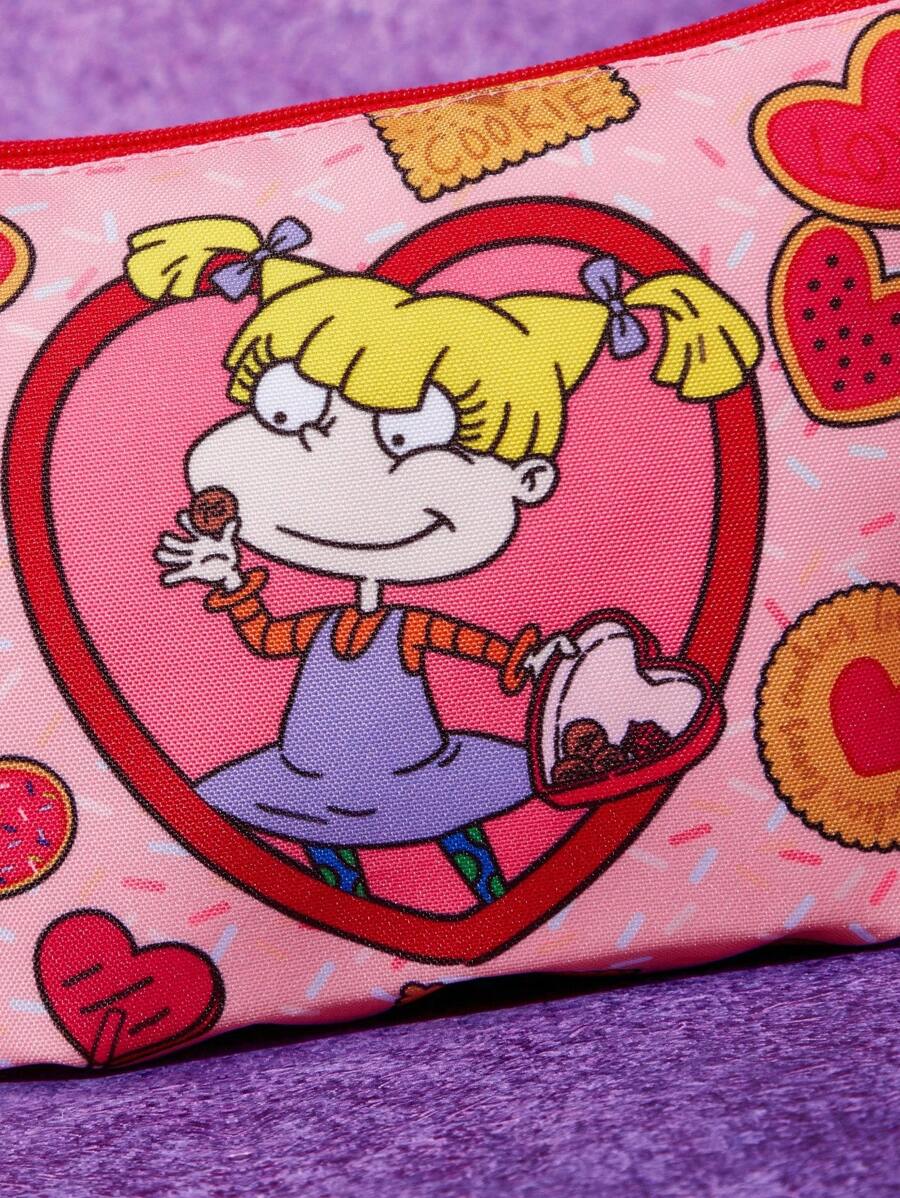 SpongeBob SquarePants  lagana PVC torbica za šminku sa printom crtanog lika i šljokicama
