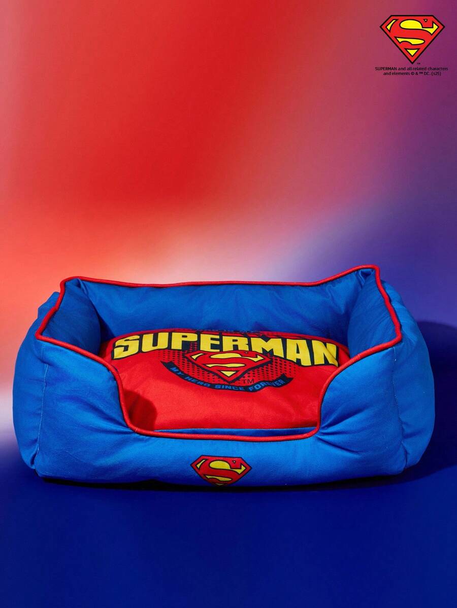 SUPERMAN  štampani jastučić za ljubimce, odvojiv i periv