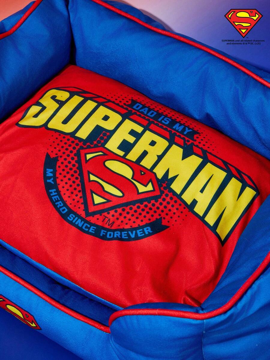 SUPERMAN  štampani jastučić za ljubimce, odvojiv i periv